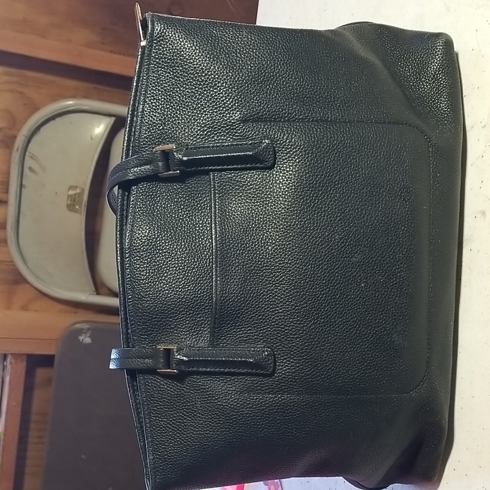 Kate Spade Midnight Black Pebbled Tote - Picture 5 of 15